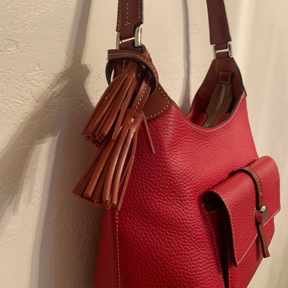 Dooney and Bourke Red Shoulder Bag